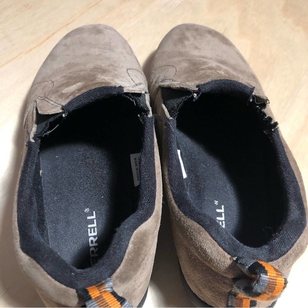 Merrell Jungle Moc Kids Leather Outdoor Shoes 6.5m - Picture 6 of 9